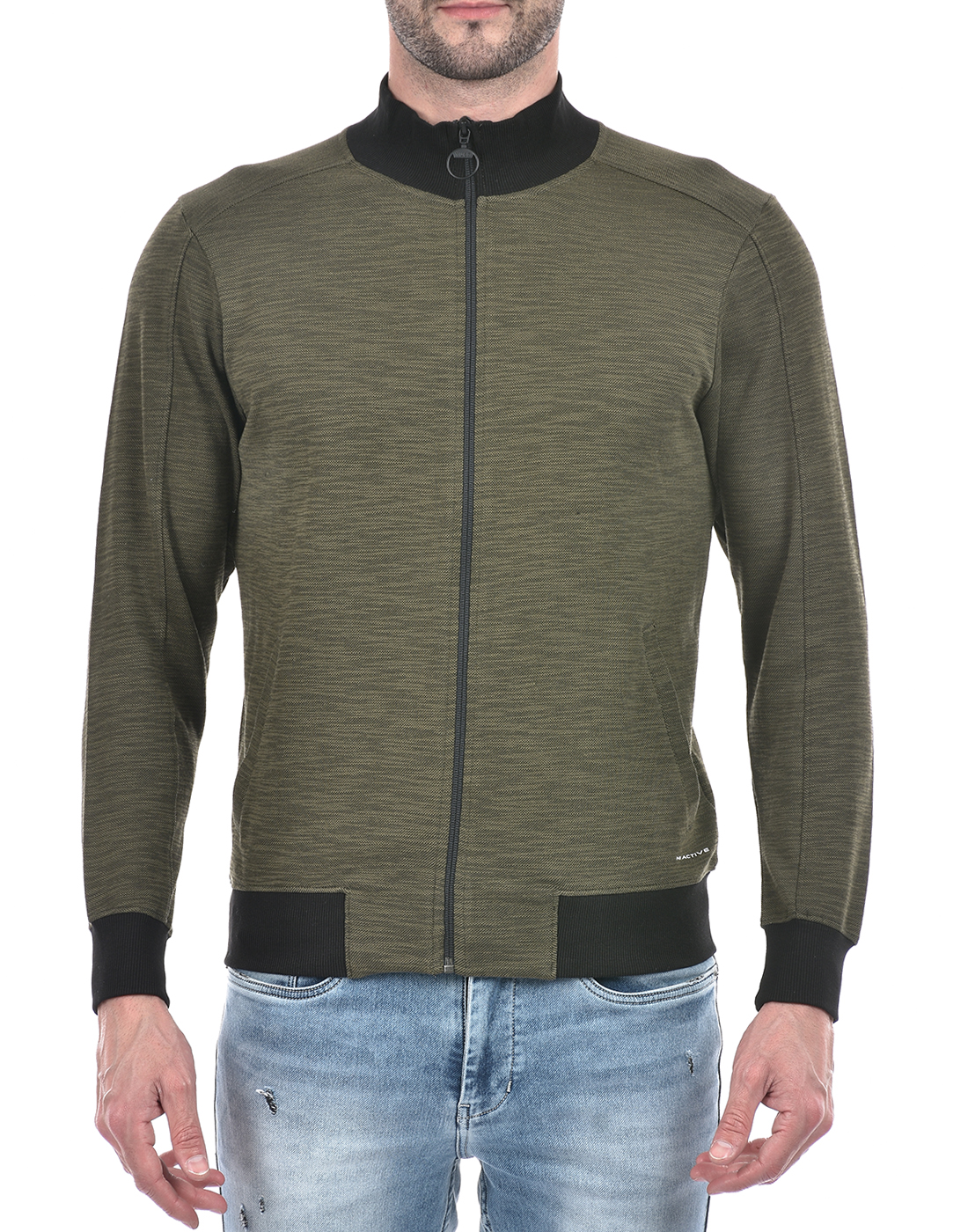 Numero Uno Men Solid Green Jacket
